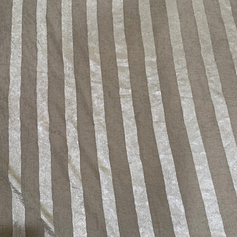 Elegant sage green Striped Curtains Home decor Luxurious curtains - Picture 4 of 6